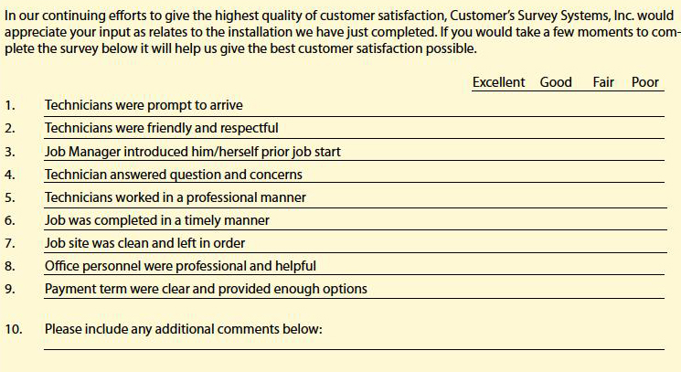 customer-questionnaire